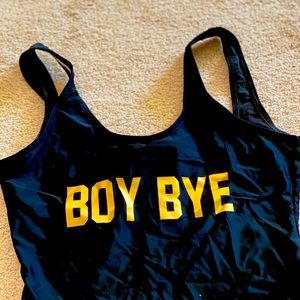 “Boy Bye” One Piece Bathing Suit